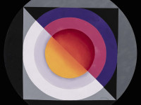 Carmen Piemonte, Hemosphera IV, 90 cm de diámetro, 2010, Colección Familia Carreño